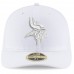 Men's Minnesota Vikings New Era White on White Low Profile 59FIFTY Fitted Hat 3155459